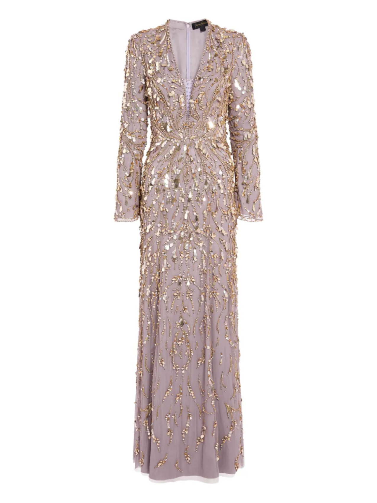 

Jenny Packham вечернее платье Kaia, серый