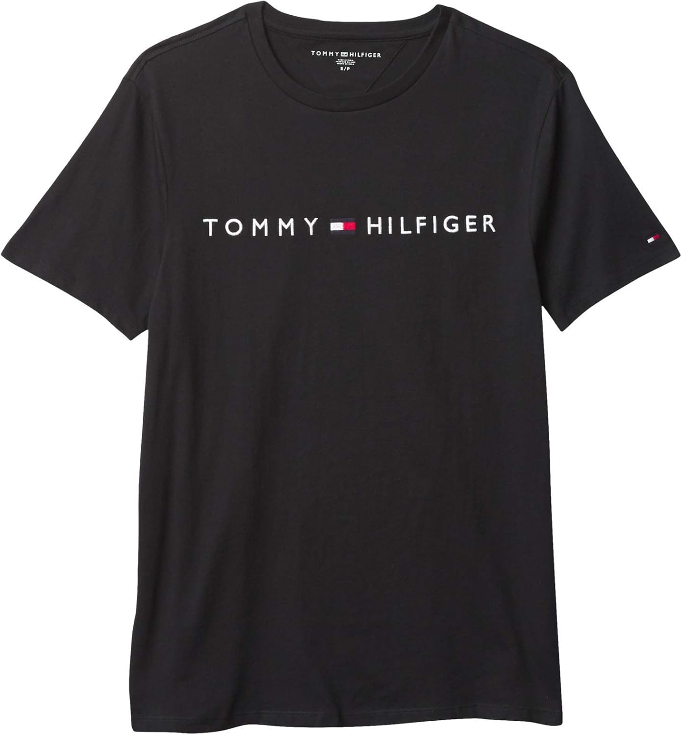 Мужская футболка с логотипом Tommy Hilfiger Essential Flag, Th Deep Black — фото 2