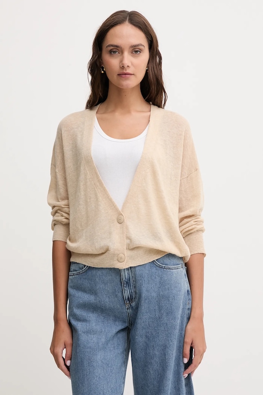 

Шерстяной кардиган United Colors Of Benetton, бежевый