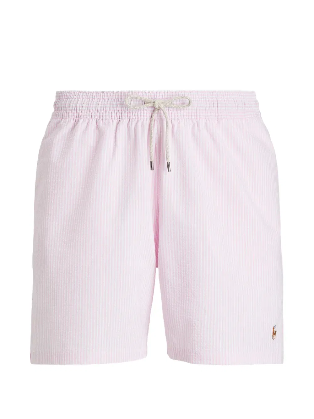 Полосатые плавательные шорты Polo Ralph Lauren, розовый