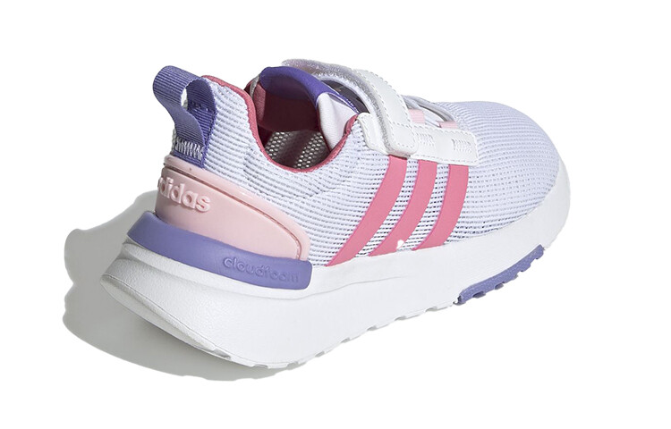 Кроссовки детские Racer TR21 PS Low-top белые/розовые/фиолетовые Adidas Neo — фото 4