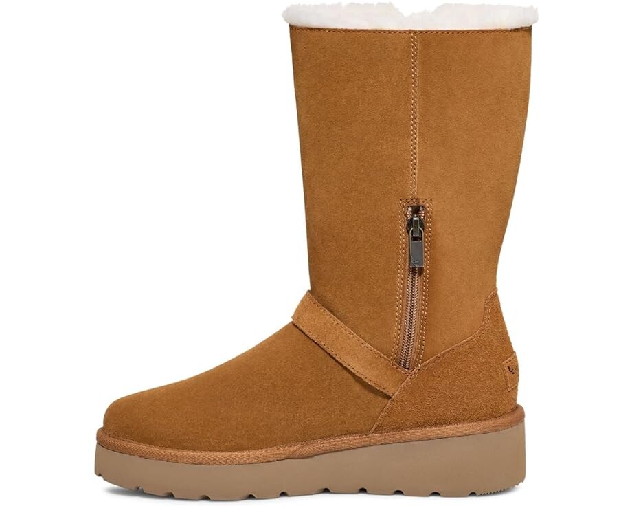 Ботинки женские UGG Koolaburra Kelissa высокие зимние с мехом, коричневый — фото 4