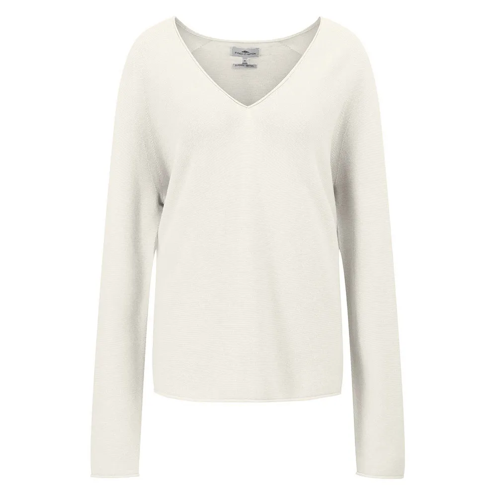 

Свитер Fynch Hatton 24127003 Fine Cotton v neck, бежевый