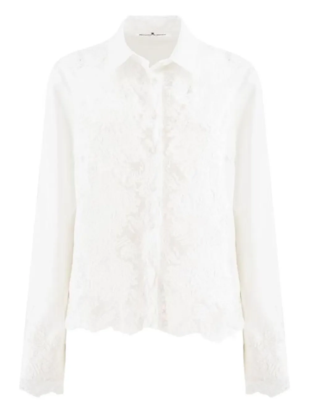 

Кружевная рубашка Ermanno Scervino, белый