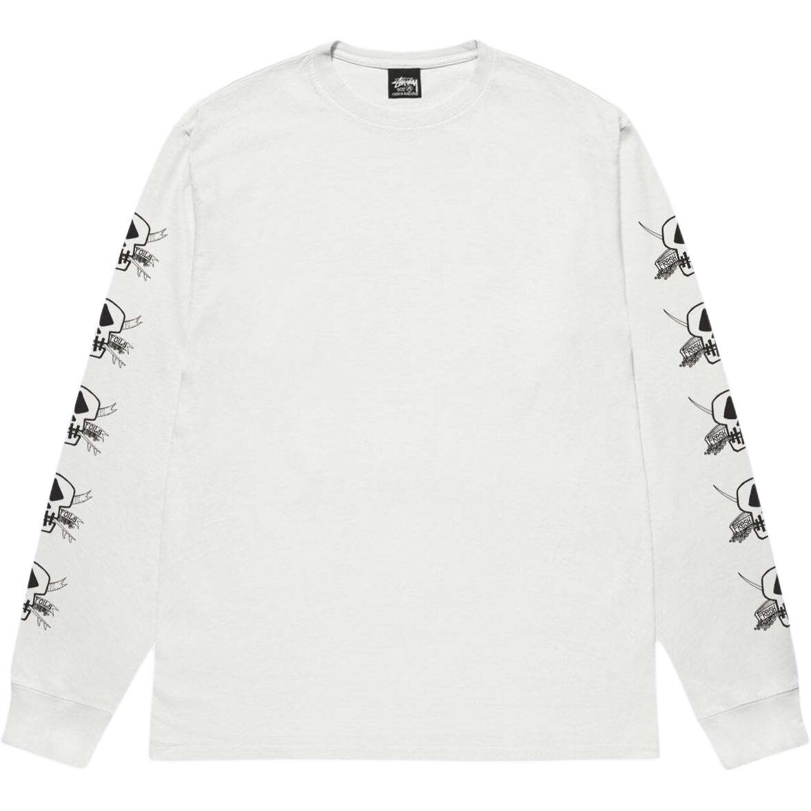 Футболка с окраской пигментом Foils L/S Stussy, фиолетовый — фото 3