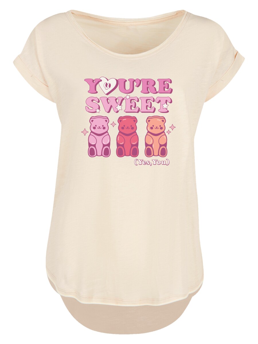 

Рубашка F4NT4STIC Valentinstag Youre Sweet Gummy Bears, песочный