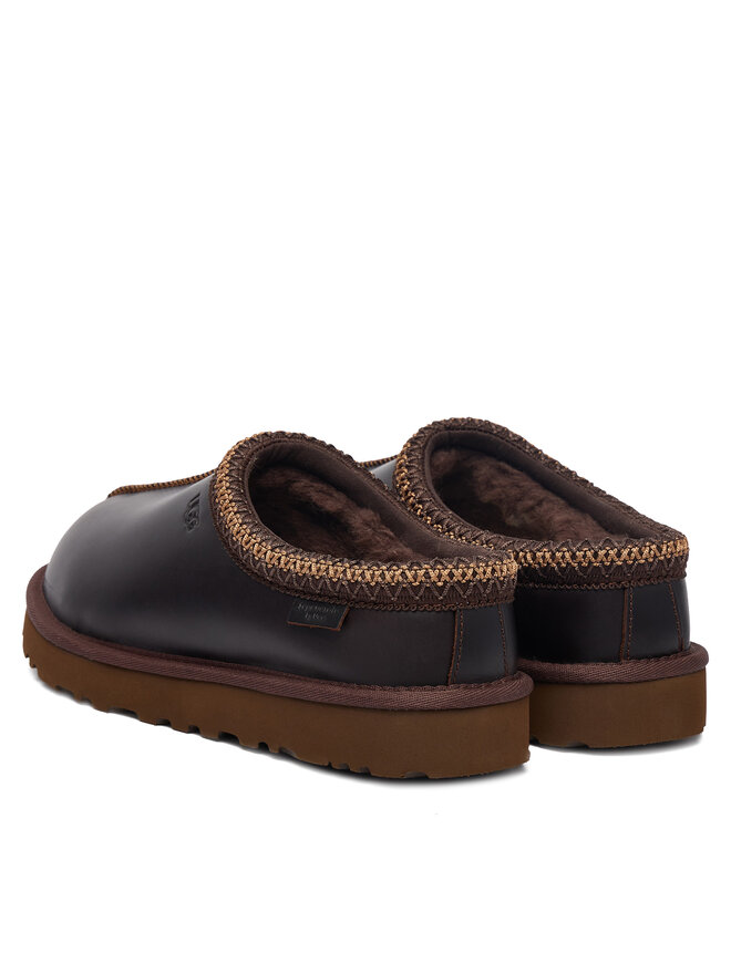Тапочки Ugg M Tasman Lthr Regen 1170292, коричневый — фото 3