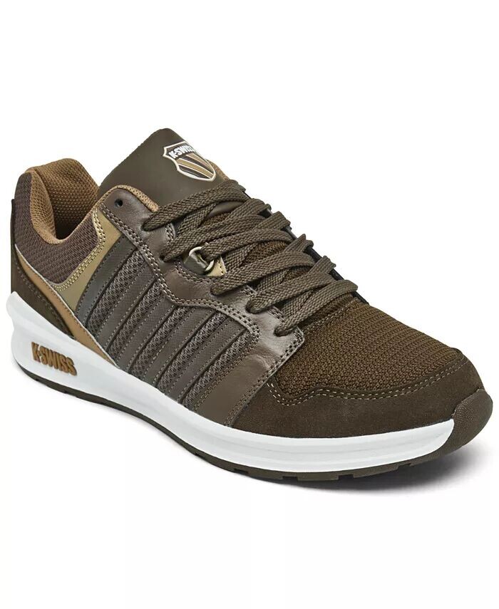 

Мужские повседневные кроссовки Rival Trainer T от Finish Line K-Swiss, коричневый