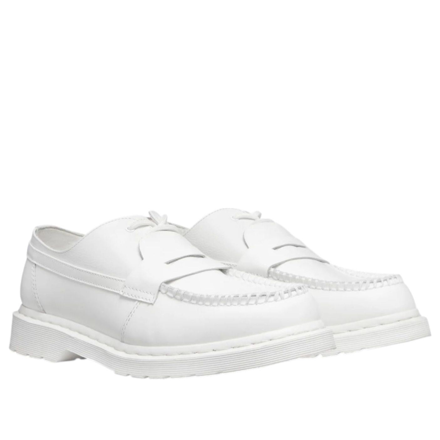Кроссовки Dr. Martens x MM6 Maison Margiela 1461 Penton Mash Up Loafers 'White' — фото 2