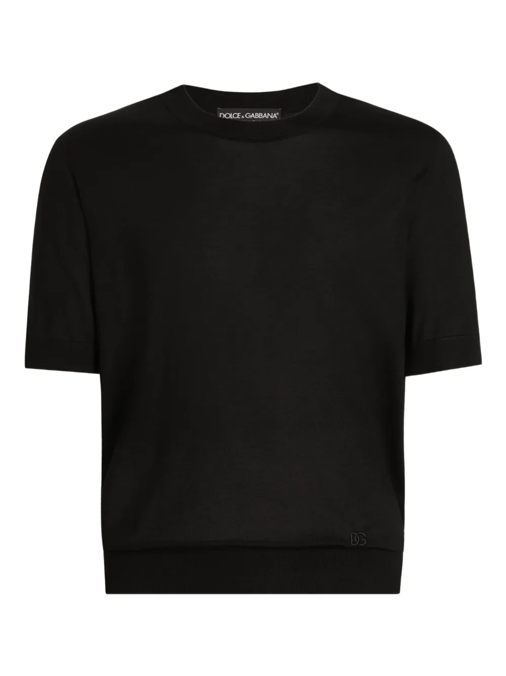 

Футболка с короткими рукавами Dolce & Gabbana, черный