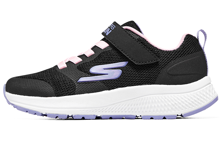 

Skechers Детские кроссовки для бега GIRLS с амортизацией, износостойкие, низкие, цвет черный, фиолетовый