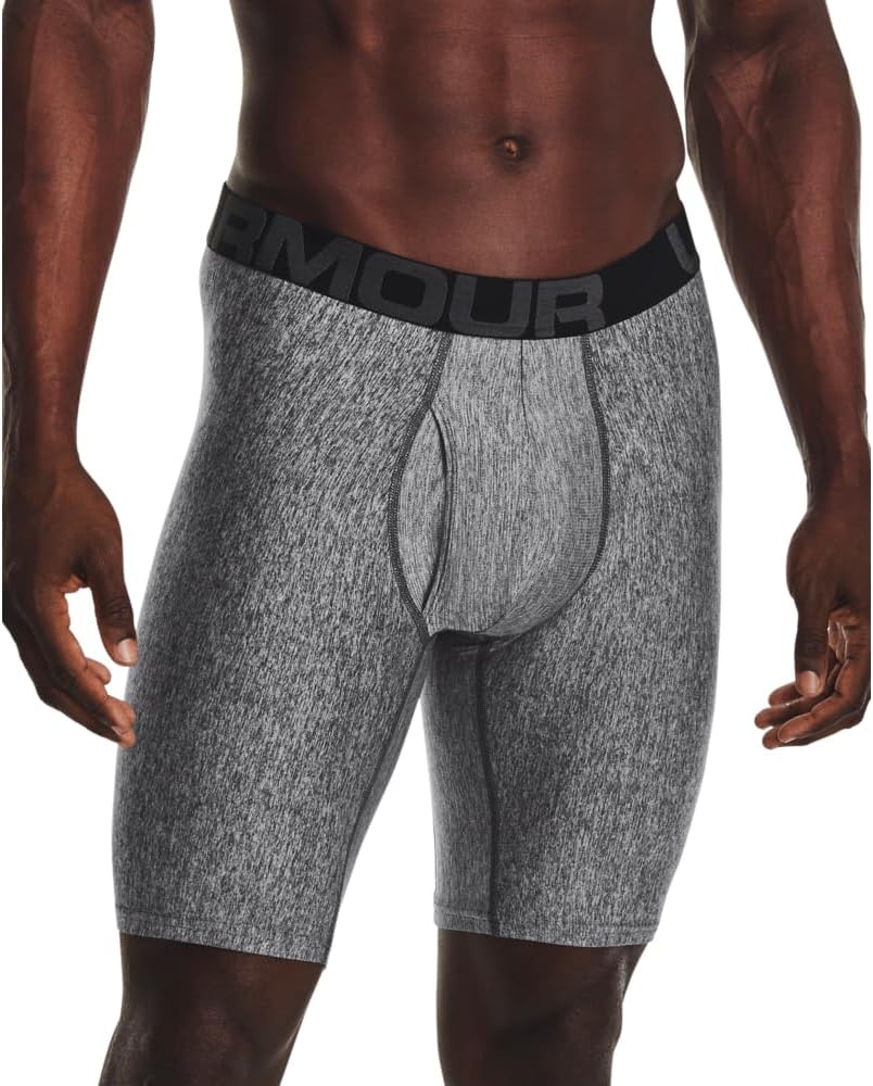 

Under Armour мужские боксеры Performance Tech Mesh 6-inch Multi-pack, (013) Jet Gray Light Heather/Pitch Gray