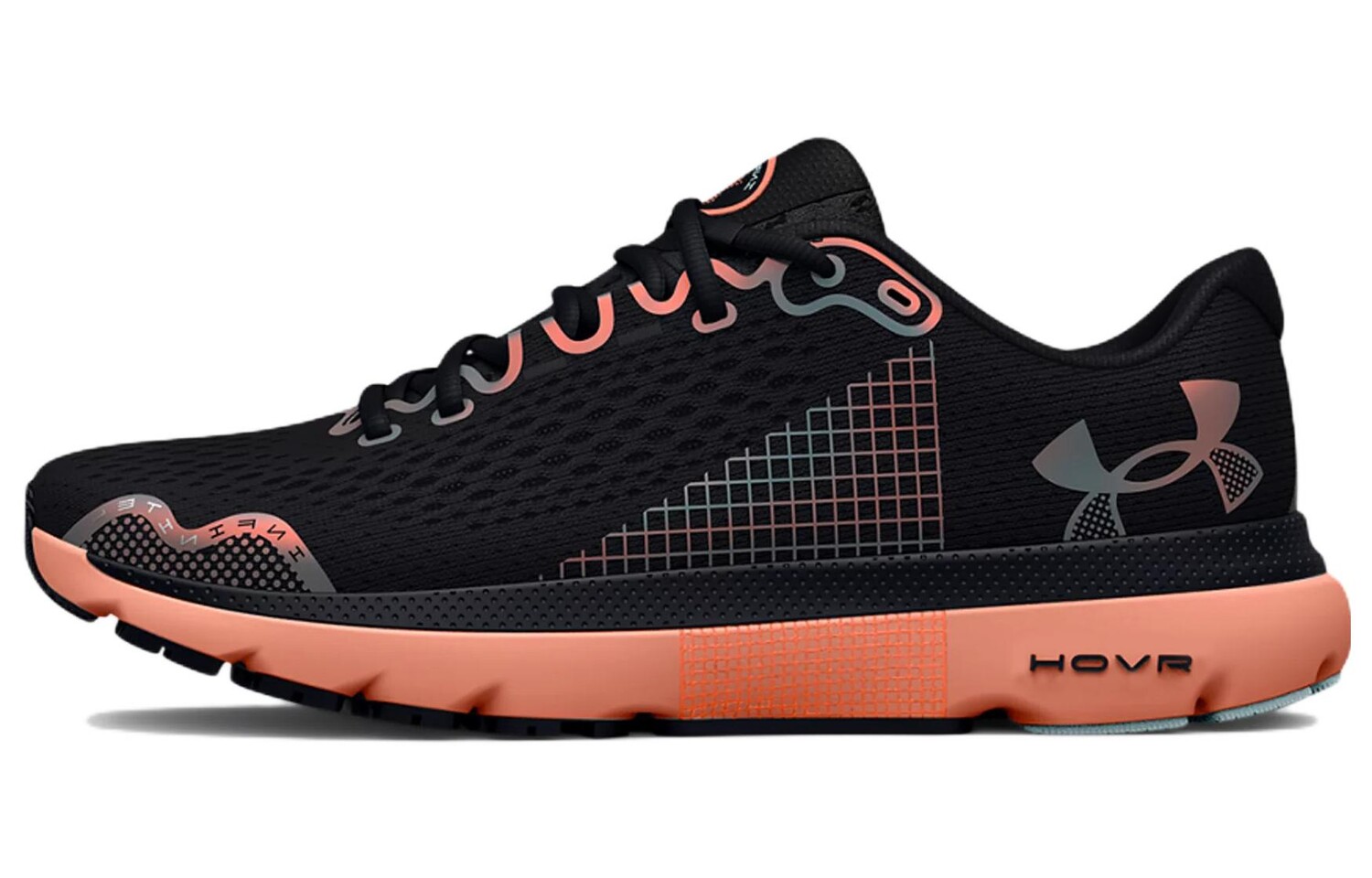 

Кроссовки HOVR Infinite 4 мужские с низким верхом, черные/розовые Under Armour