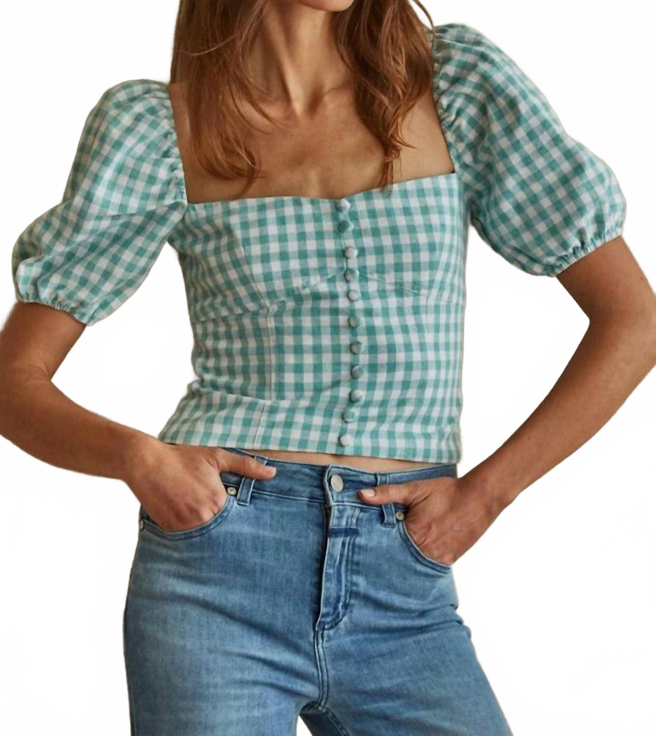 

Топ Vera Sweetheart в цвете мяты By Together, мятный