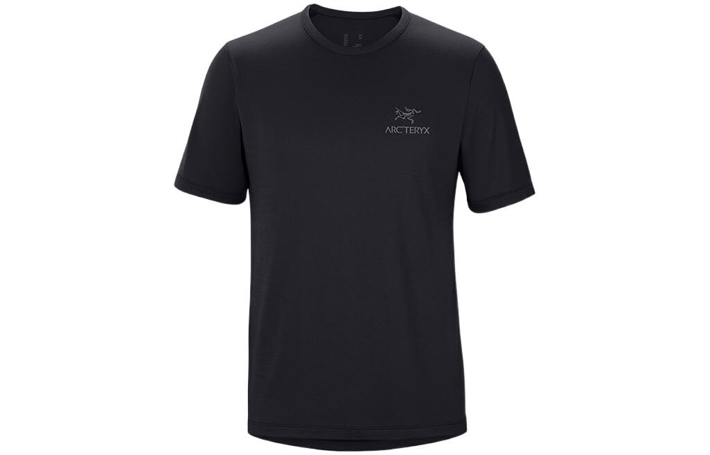 Футболка мужская Arcteryx Emblem с короткими рукавами, черный — фото 2