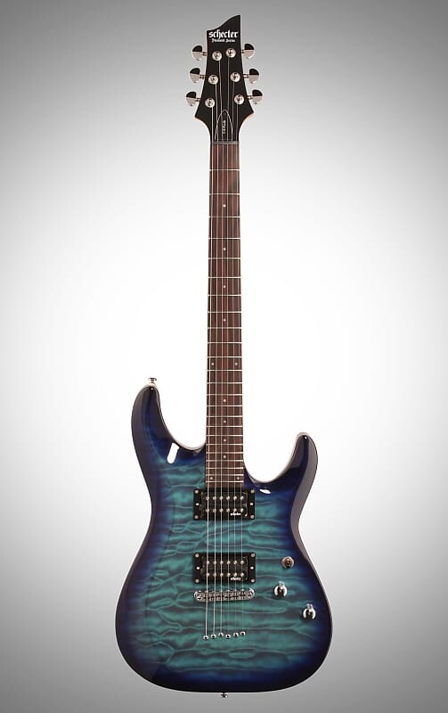

Электрогитара Schecter C-6 Plus Electric Guitar, Ocean Blue Burst