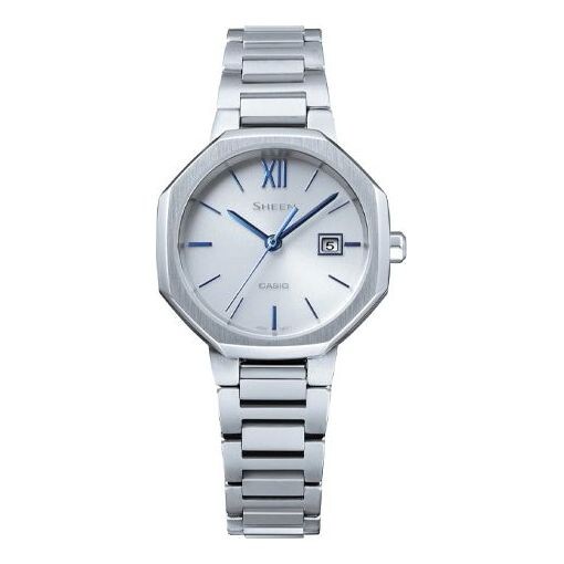 

Часы solar sapphire 'silver' Casio, серебряный