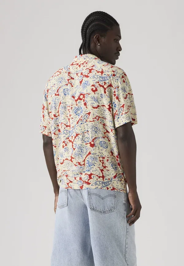 Рубашка классическая кемпер Levi'S, surya paisley pompeian red plain weave, красный — фото 2
