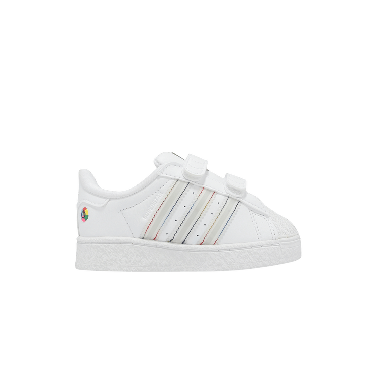 

Кроссовки adidas Superstar CF I 'LED Lights Pack - White', белый
