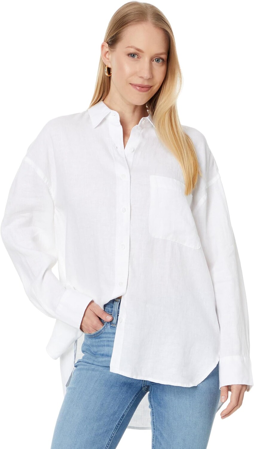 

Рубашка Faherty Linen Laguna Relaxed Shirt, белый