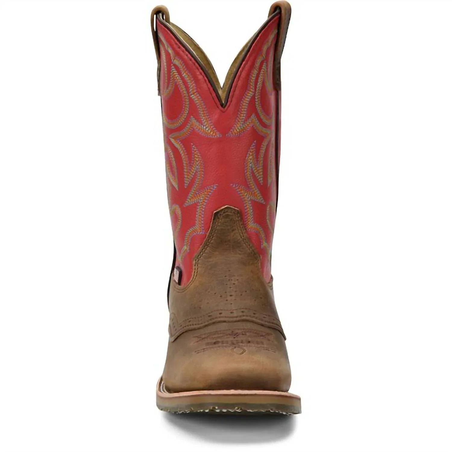 Double-H Boots Мужские ковбойские сапоги Roger красного цвета — фото 4