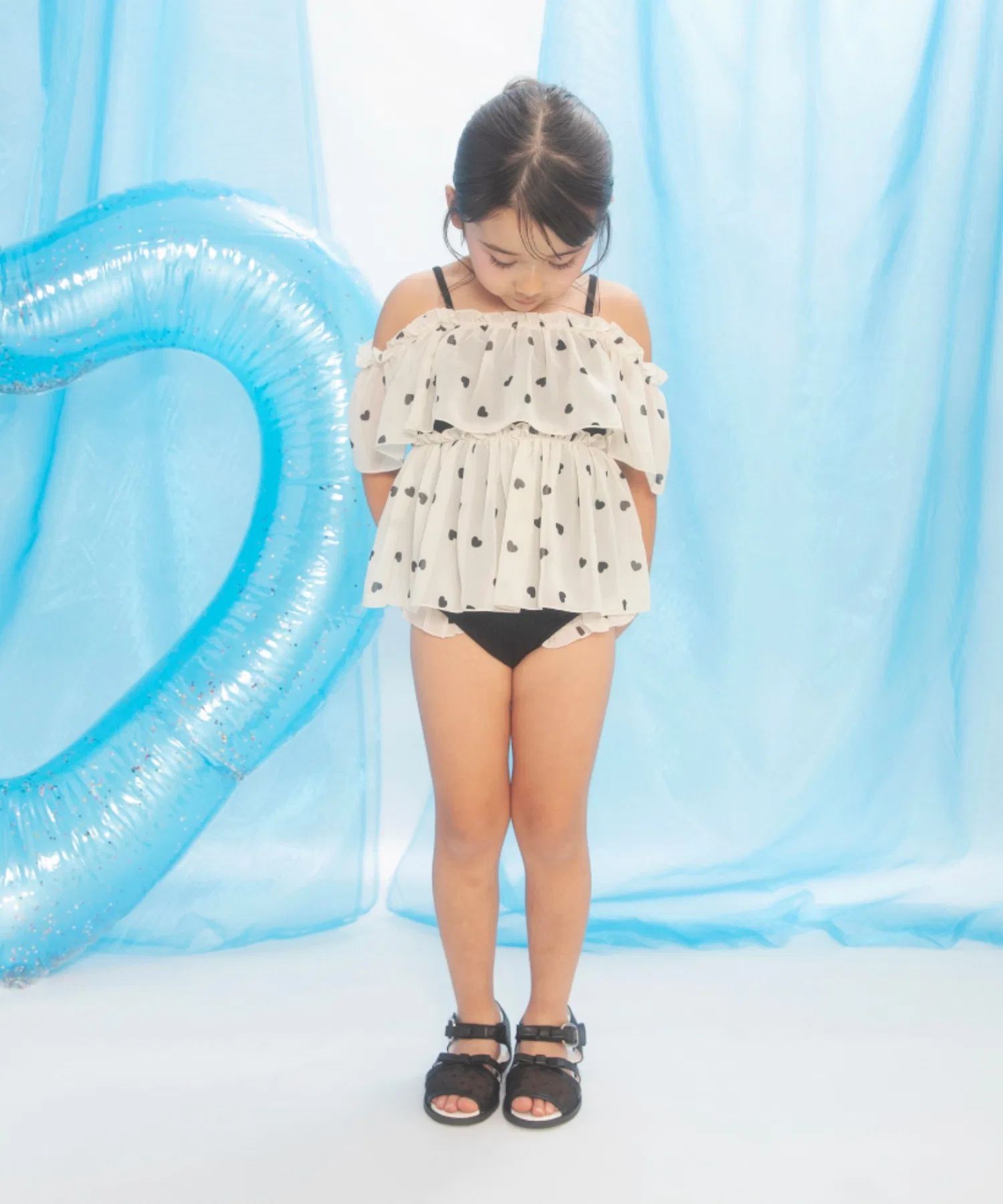 【Купальники / SWIM】Танкини из шифона цвета шербета — фото 2