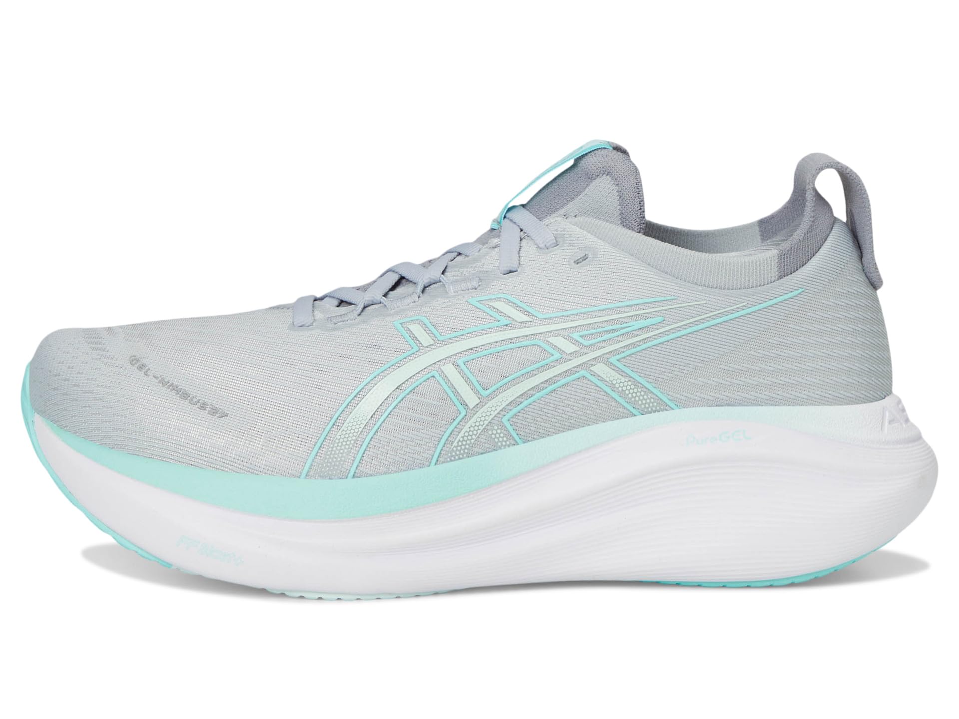 Кроссовки ASICS GEL-Nimbus 27, цвет Piedmont Grey/Illuminate Mint — фото 4