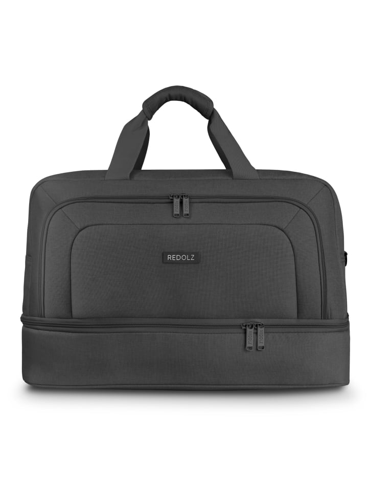 

Дорожная сумка Essentials 12 Weekender 50 см с прикрепляющимся нижним отделением черного цвета Redolz