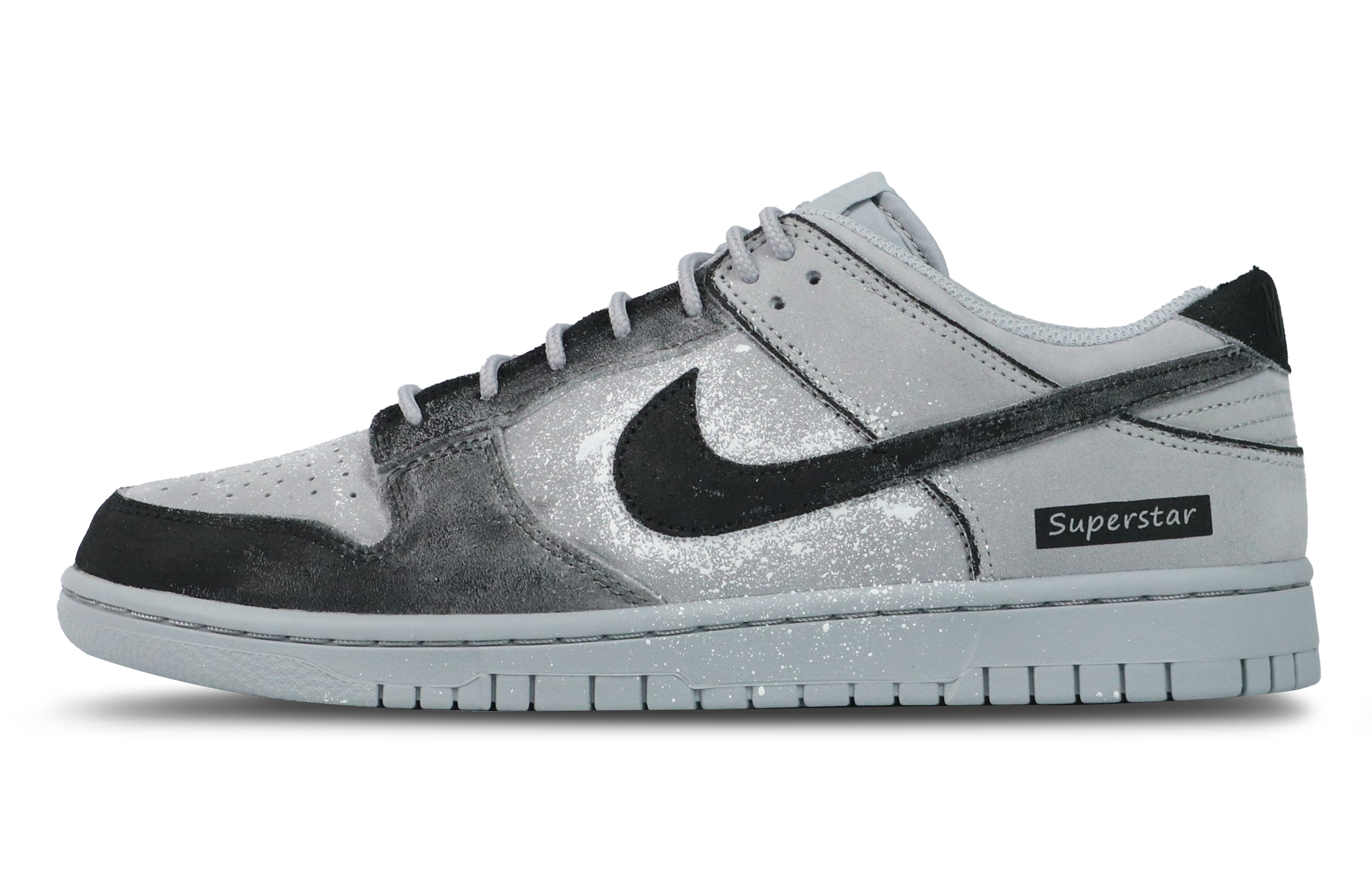

кроссовки для скейтбординга Dunk Abrasion Resistant Low top Unisex Nike, светло-серый