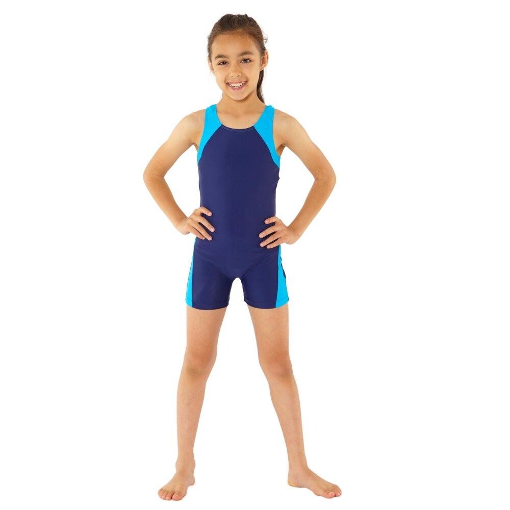 

Спортивный купальник Boyleg Racer Back H2O, синий
