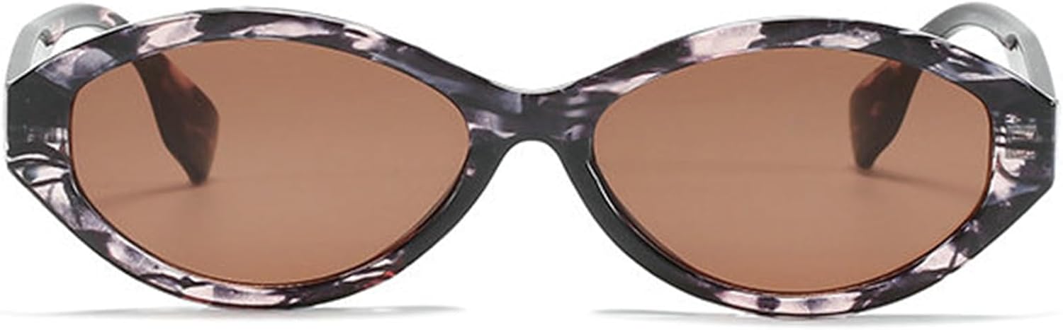 

Солнцезащитные очки Helena Retro Oval для женщин и мужчин, винтажные, милые, в стиле «кошачий глаз», узкие, в стиле хип-хоп, панк, модные солнцезащитные очки S65, Demi