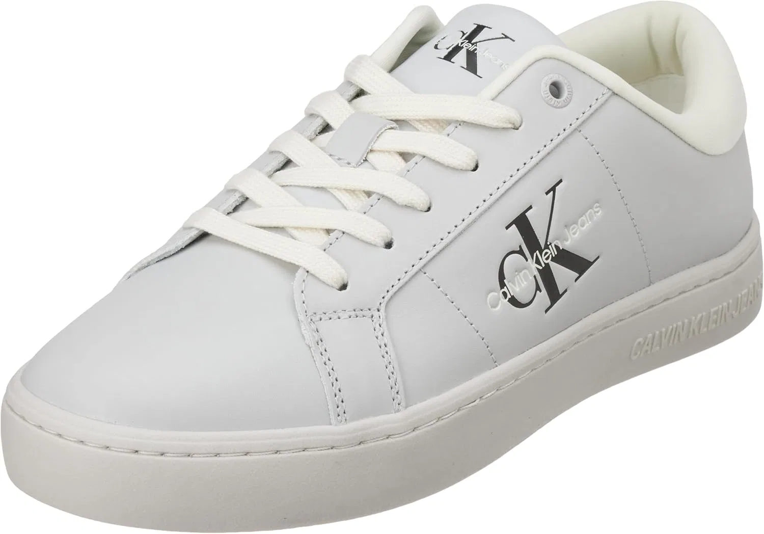 Кроссовки Calvin Klein Herren Cupsole Leder, Gray Oyster Mushroom