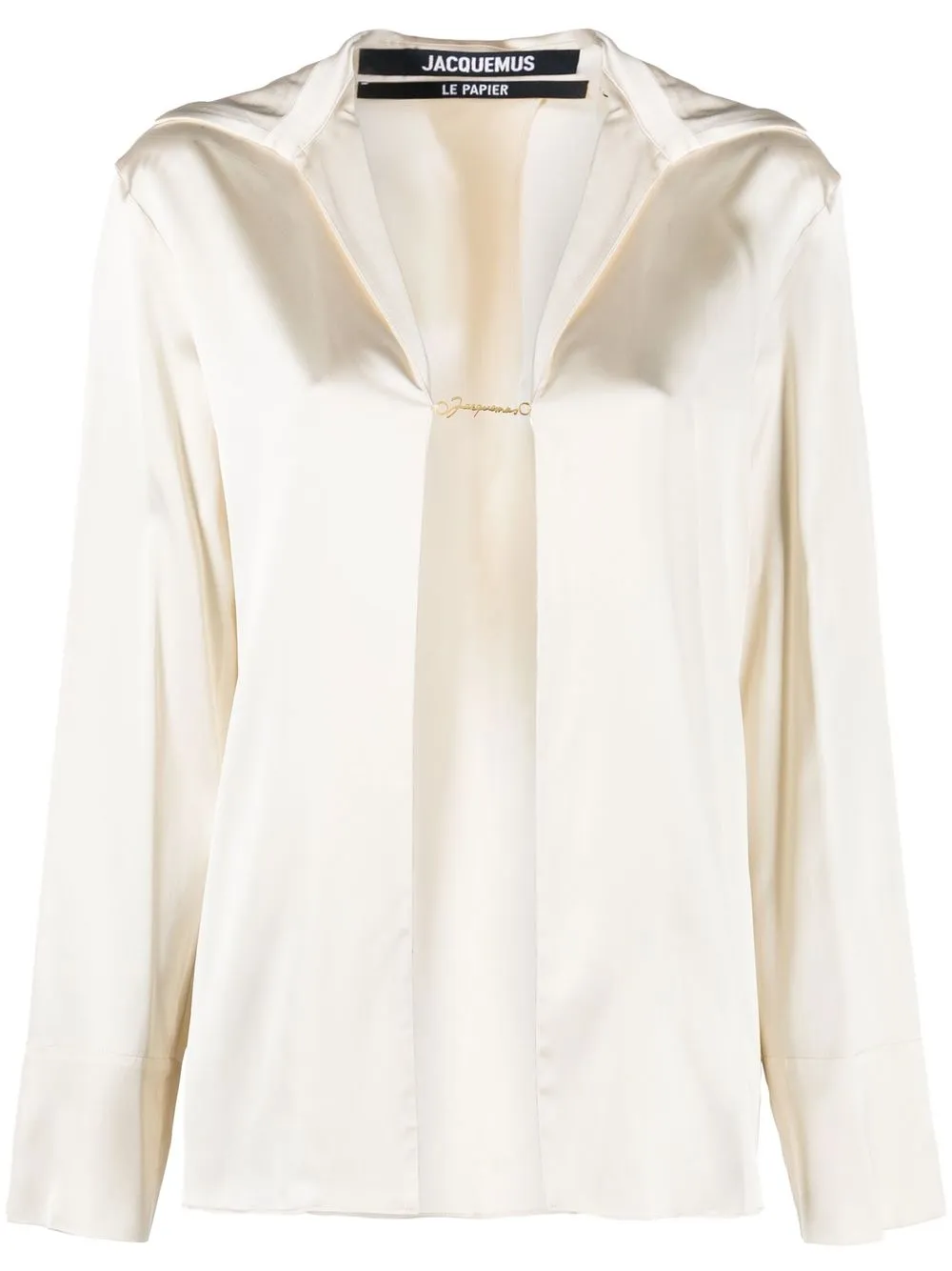 

Блузка Notte с логотипом JACQUEMUS, нейтральный