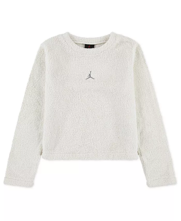 

Детская толстовка с горным принтом для девочек 7-16 лет Jordan, белый