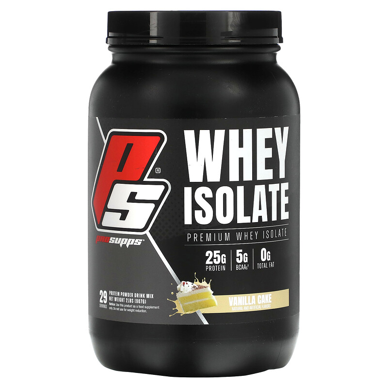 

ProSupps, Изолят сыворотки, ванильный торт, 907 г (2 фунта)