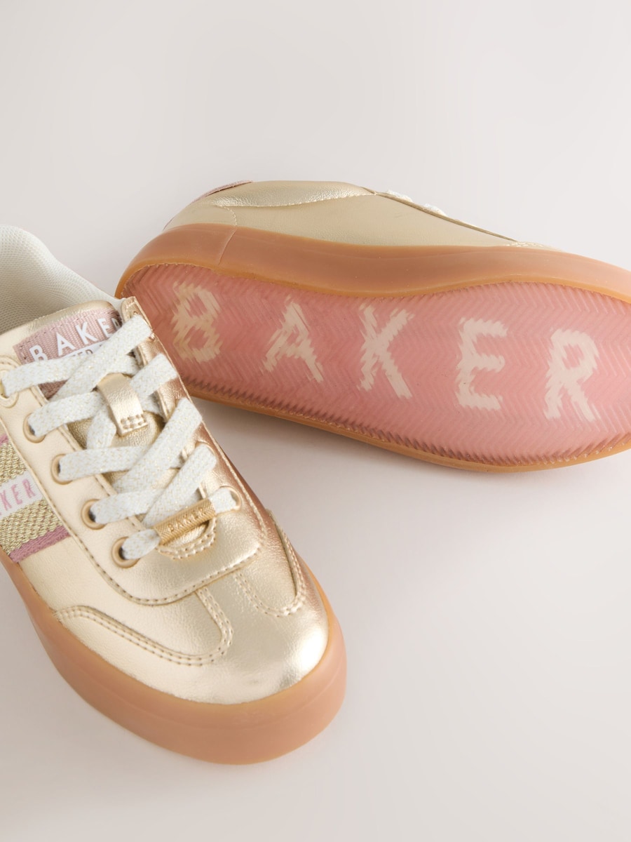 Кроссовки Baker by Ted Baker, золотой — фото 3