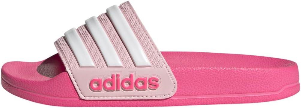

Детские шлепанцы для душа adidas Adilette, белый/розовый