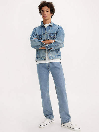 

505 Мужские джинсы обычного кроя Levi's, цвет Light Stonewash - Non Stretch