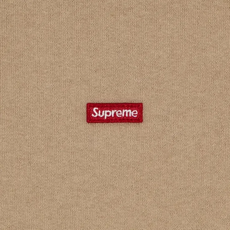 Толстовка на молнии с капюшоном Supreme Small Box, светло-коричневый — фото 2