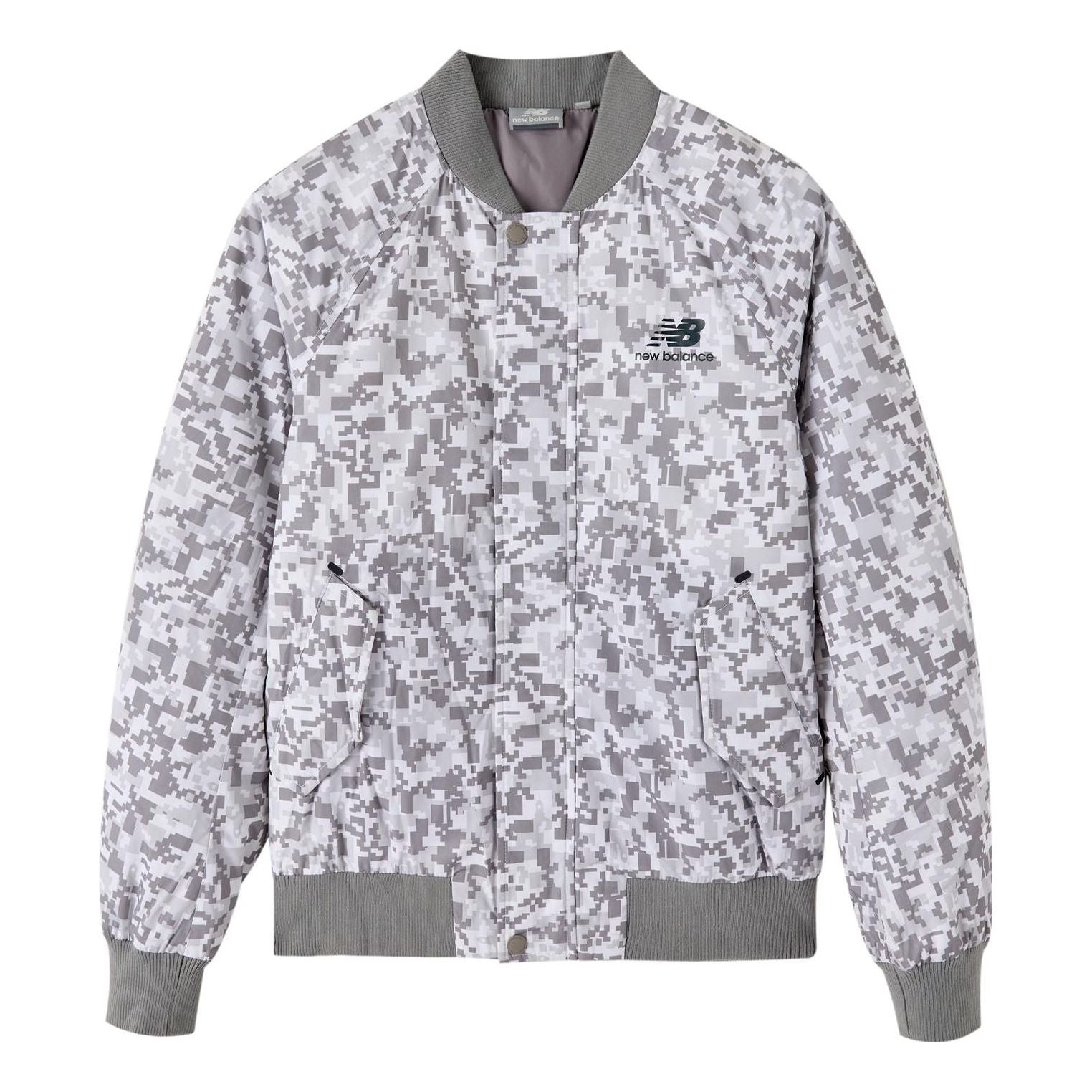 

Пальто New Balance Athletic Camo Full-Zip Coat 'White Grey'