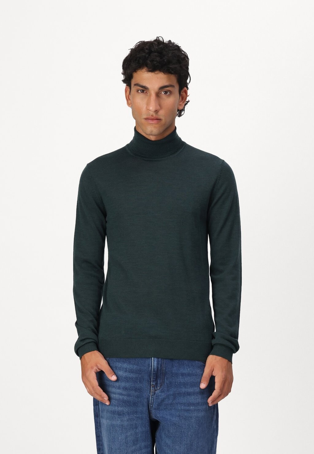 

Джемпер CHARLESBB ROLL NECK Bruuns Bazaar, темно-зеленый