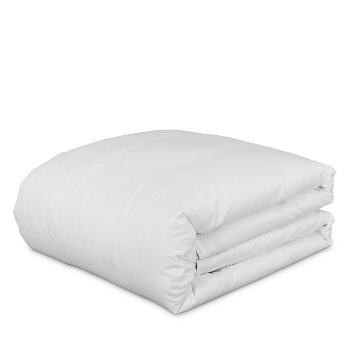 

Сатиновый пододеяльник Frette в клетку King, белый