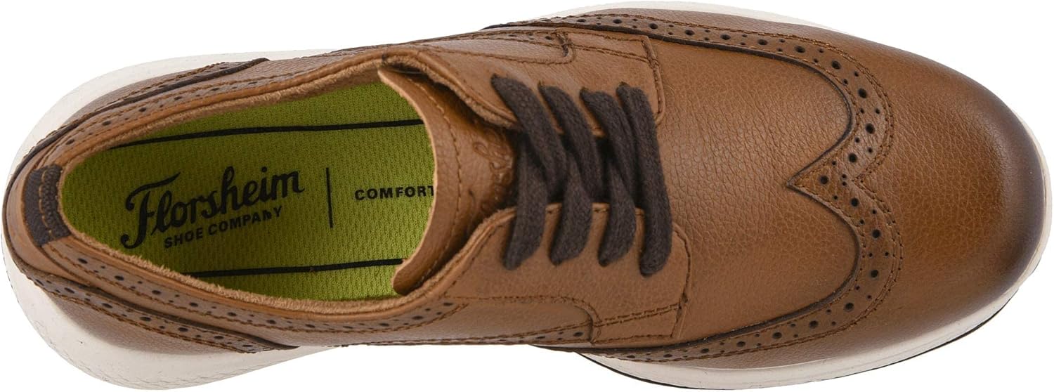 Детские оксфорды Florsheim Great Lakes Wingtip для малышей и подростков, белый — фото 3
