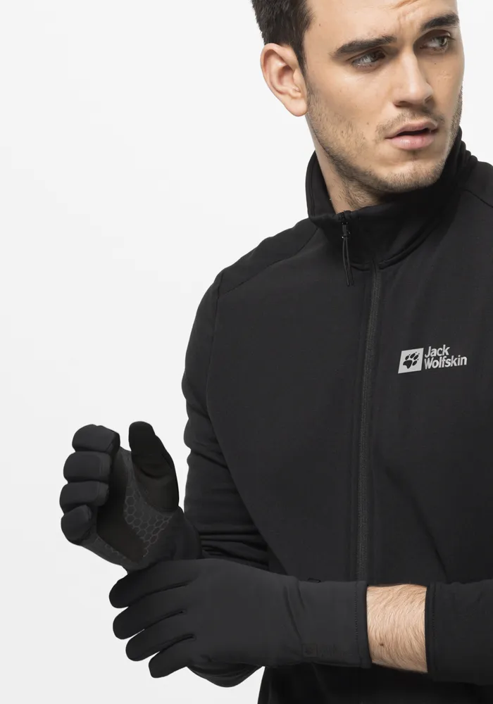 

Флисовые перчатки Jack Wolfskin "ALLROUNDER GLOVE", черный