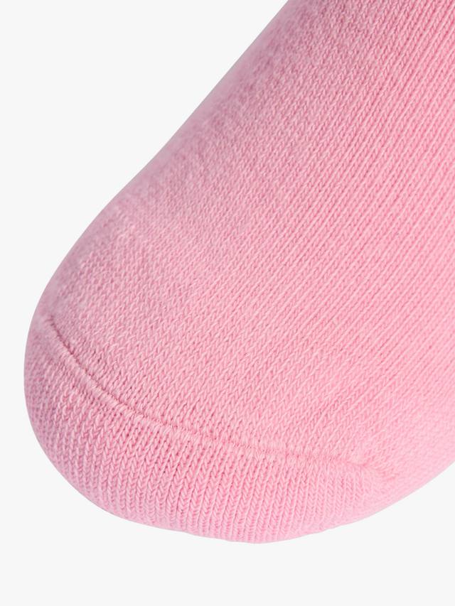 Детские носки до щиколотки из хлопковой смеси adidas, Pack of 5, Pink/Grey/White — фото 4