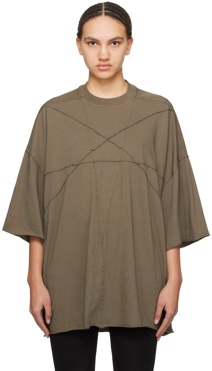 

Серая футболка Tommy Rick Owens Drkshdw