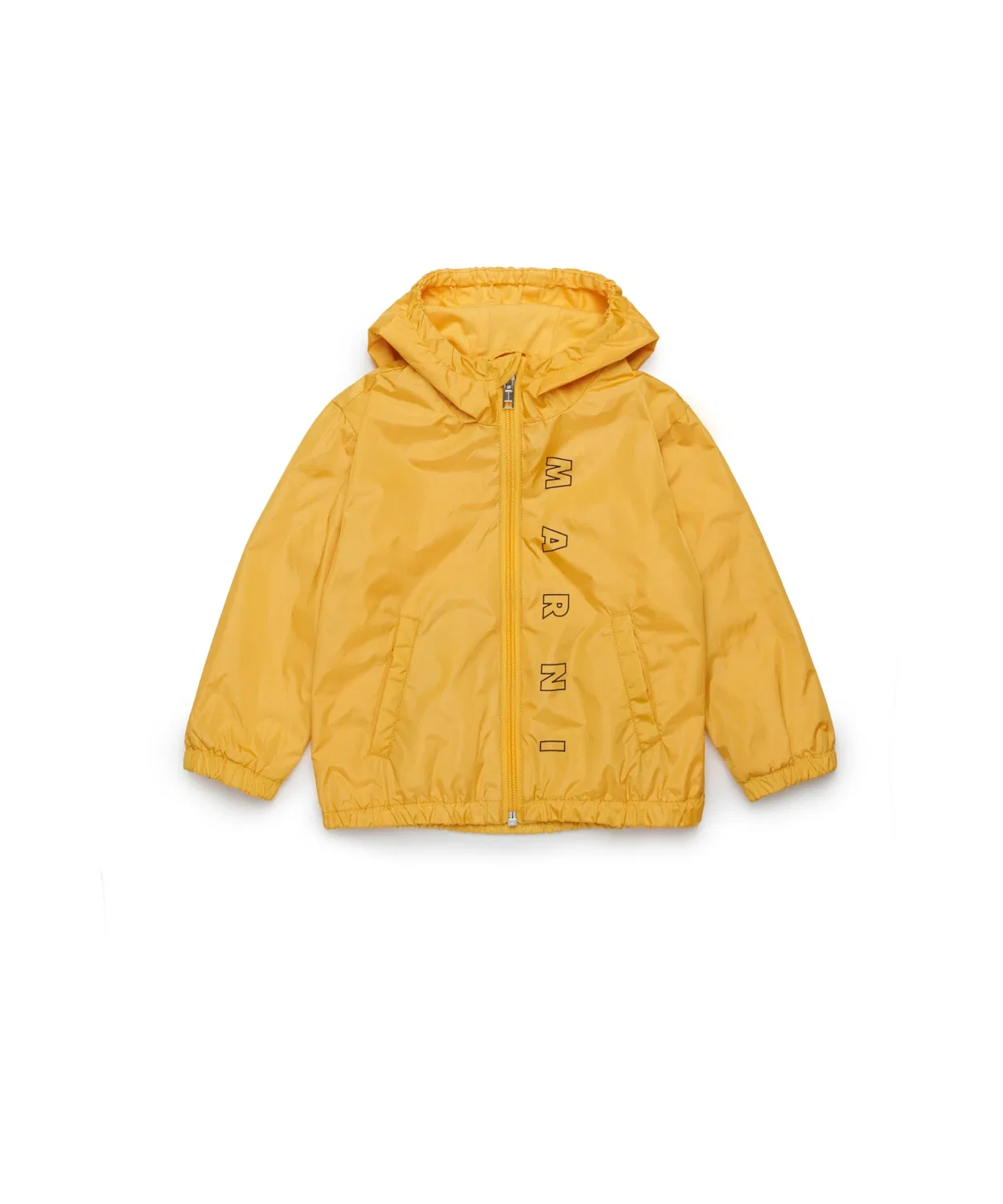 Ветровка MARNI KID из нейлона, жёлтая