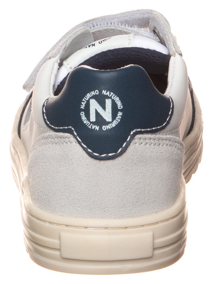 Кроссовки на шнуровке Naturino Sneakers Ariton in Weiß/ Creme — фото 3
