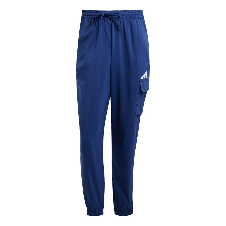 

Длинные брюки ADIDAS SPORTSWEAR Tapered Workout Pants Essentials, темно-синий