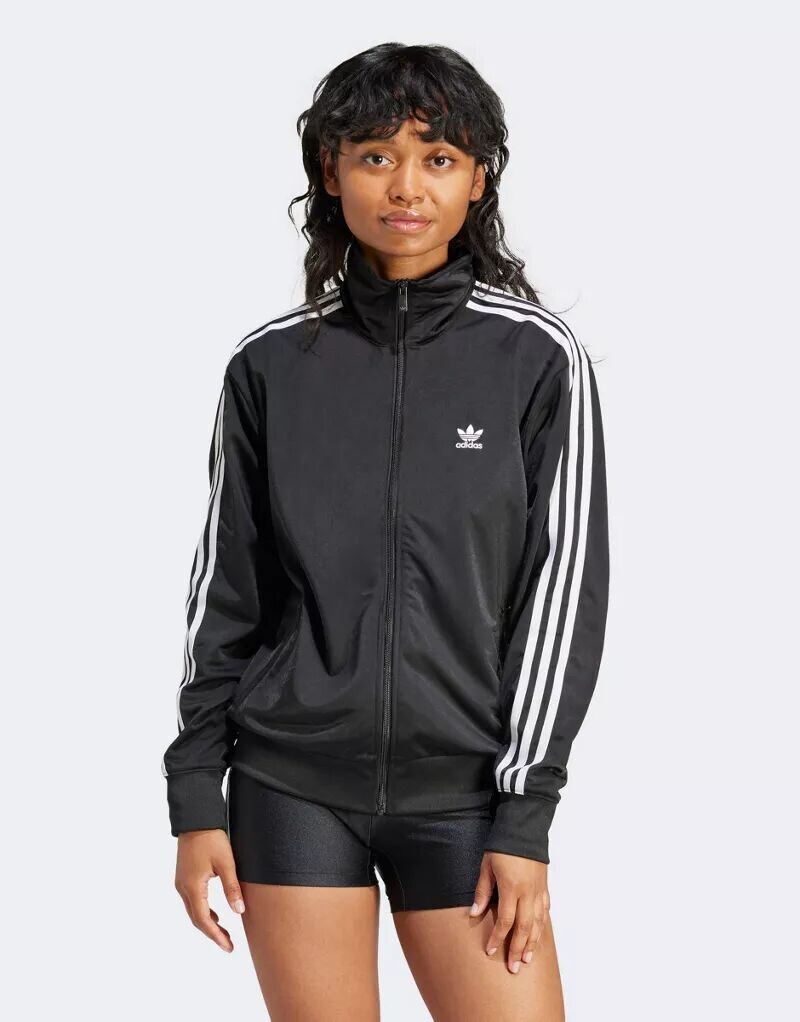 

Черный спортивный топ свободного кроя adidas Adicolor Classics Firebird adidas Originals